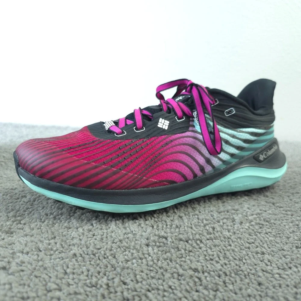 Columbia Escape Ascent Trail Running Shoes Womens 9.5 Pink Low Top 1928061-627